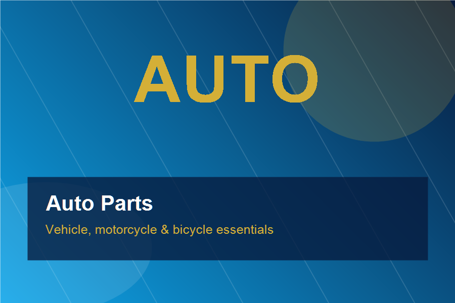 Auto, motorcycle, and bicycle parts