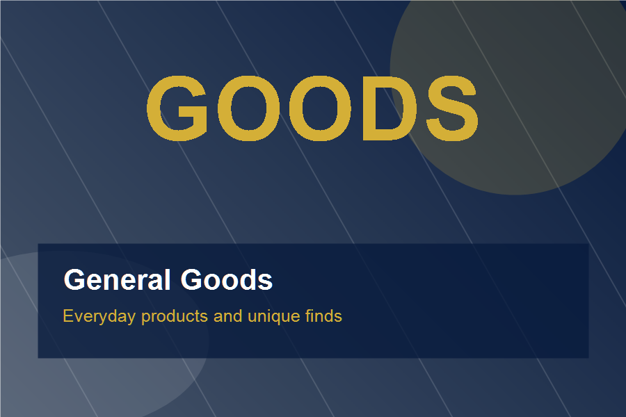 General merchandise and everyday essentials